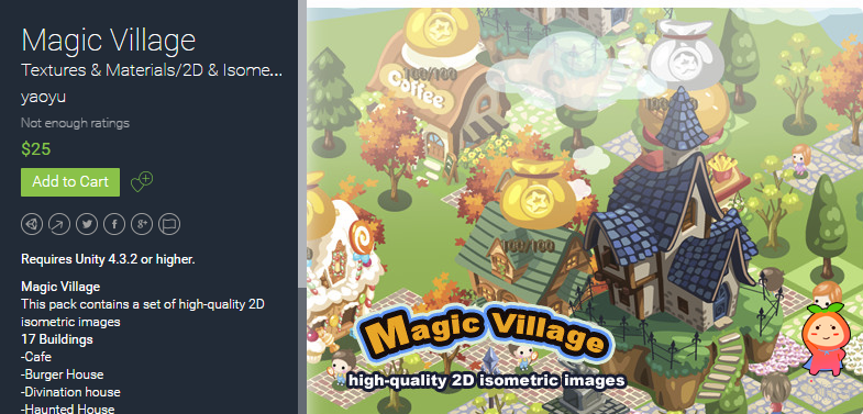 Magic Village 1 unity3d asset unity3d编辑器 unity3d教程下载