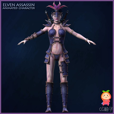 Elven Assassin 1.2 unity3d asset U3D插件模型 Unity论坛