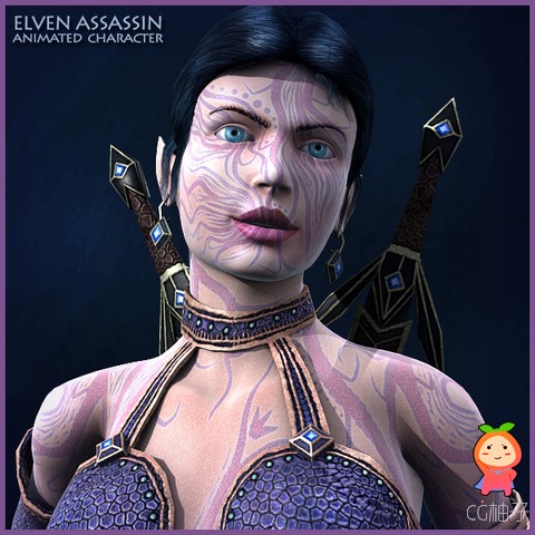 Elven Assassin 1.2 unity3d asset U3D插件模型 Unity论坛