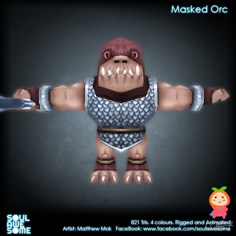 Masked Orc 1.2 unity3d asset Unity3d编辑器下载 unitypackage插件