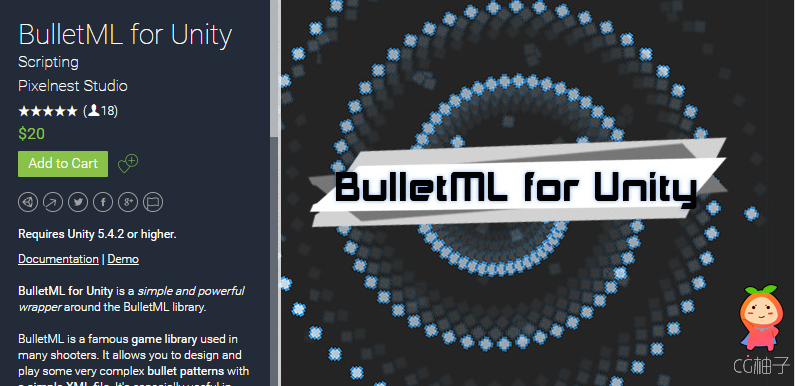 BulletML for Unity 1.4.0 unity3d asset Unity3d插件官网 unity论坛