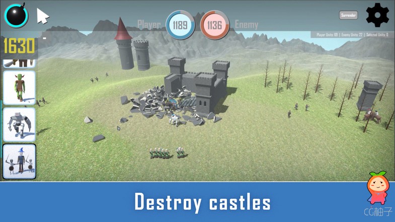 RTS Battle Kit 2.2 unity3d asset Unitypackage插件 Unity3d插件官网