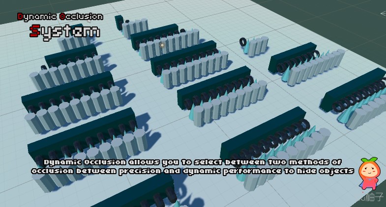 Dynamic Occlusion System + LOD 1.4.3 unity3d asset Unity官网 unity3d教程