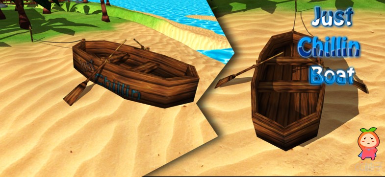 Boat - Just Chillin 1.0 unity3d asset Unity3d模型 unity3d论坛