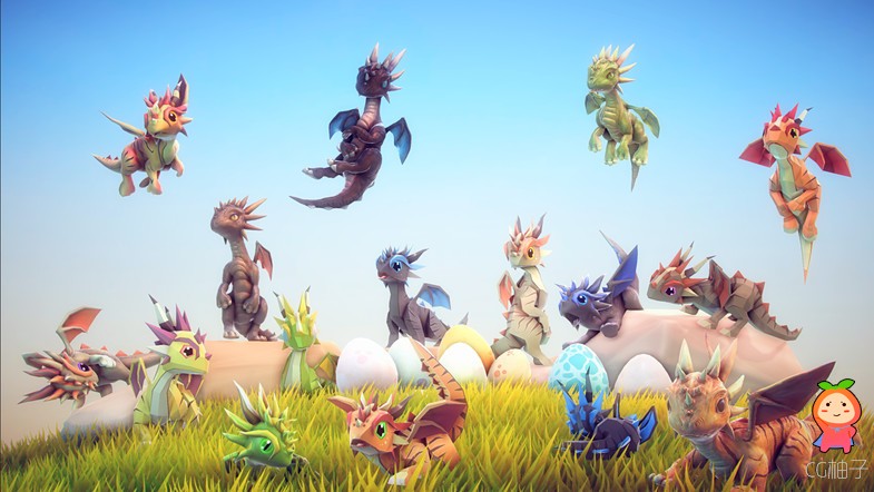 Little Dragons Tiger 2.1.1 unity3d asset Unitypackage插件下载 ios开发