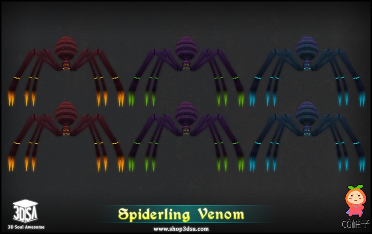 Spiderling Venom 1.0 unity3d asset Unity3d插件模型 Unity3d官网