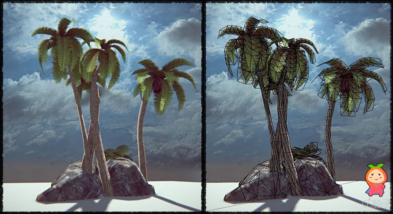 PBC Palm Pack 01 1.0 unity3d asset Unity3d插件模型 unity3d教程