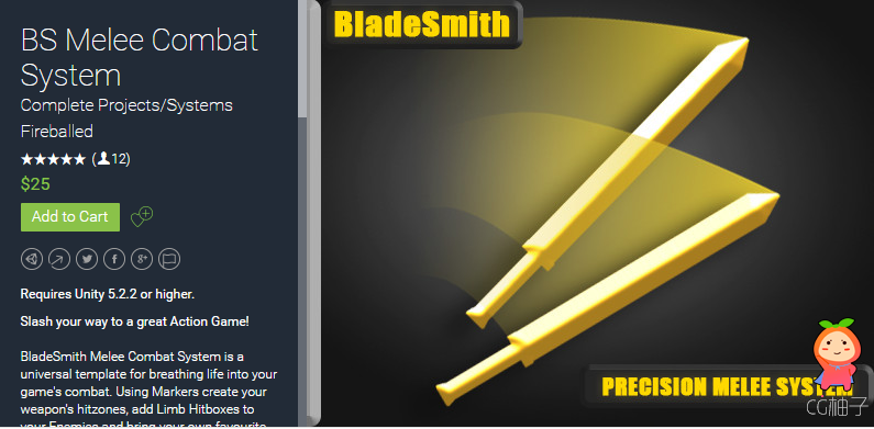 BS Melee Combat System 1.2 unity3d asset unity3d论坛 Unity3d教程