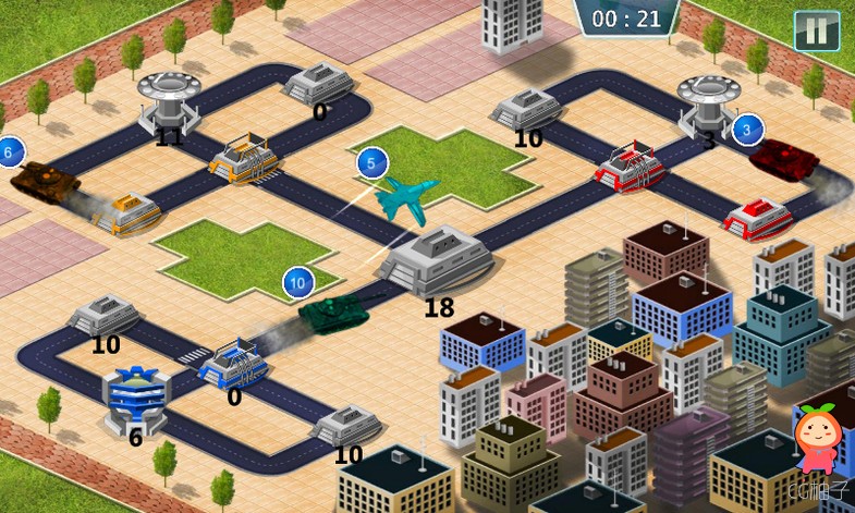 Real-time strategy (RTS) game kit (Modern Tactics) 1.2.1 unity3d asset U3D插件下载，Unity3d插件官网  ...