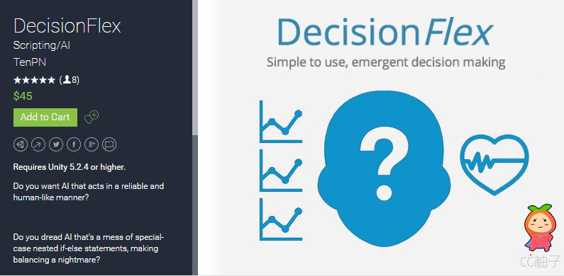 DecisionFlex 1.2 unity3d asset Unity3d下载 Unity3d论坛