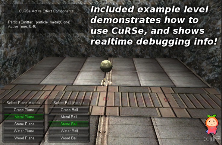 CuRSe Collision Reaction System 1.0.4 unity3d asset U3D插件 ios开发