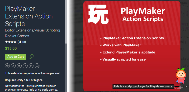 Requires Unity 4.6.8 or higher. New scripts for PlayMaker make it easier than ever to create little  ...