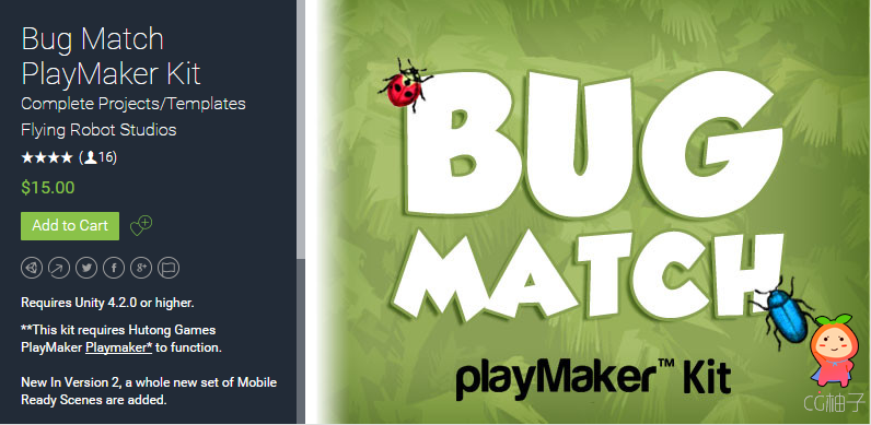 Bug Match PlayMaker Kit 2 2016-10-15 unity3d asset U3D插件 Unity3d论坛