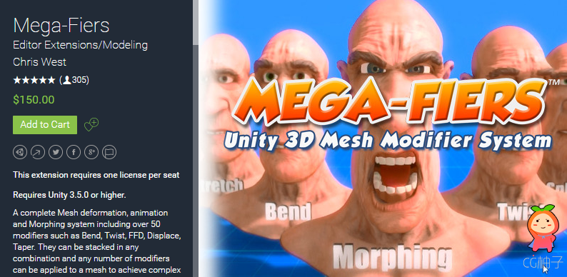 Mega-Fiers 3.36 unity3d asset unitypackage插件下载 unity3d编辑器下载