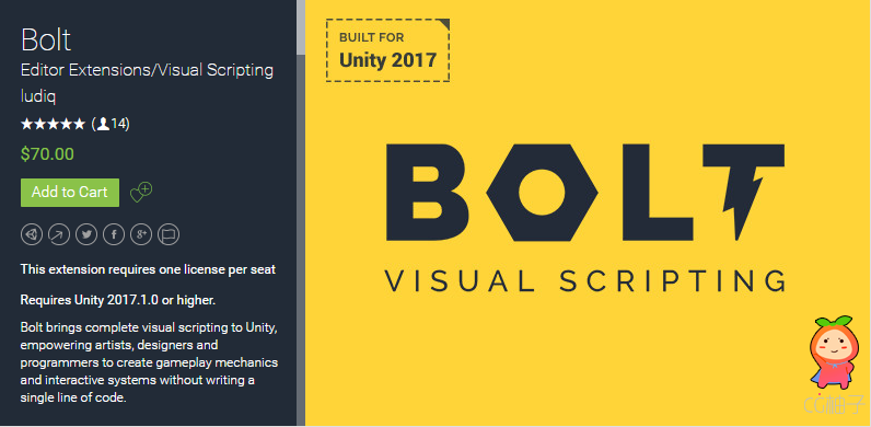 Bolt 1.0.3 unity3d asset Unity编辑器下载 unitypackage插件