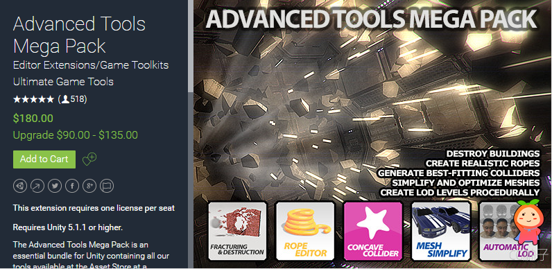 Advanced Tools Mega Pack 1.10 unity3d asset Unity3d编辑器 ios开发