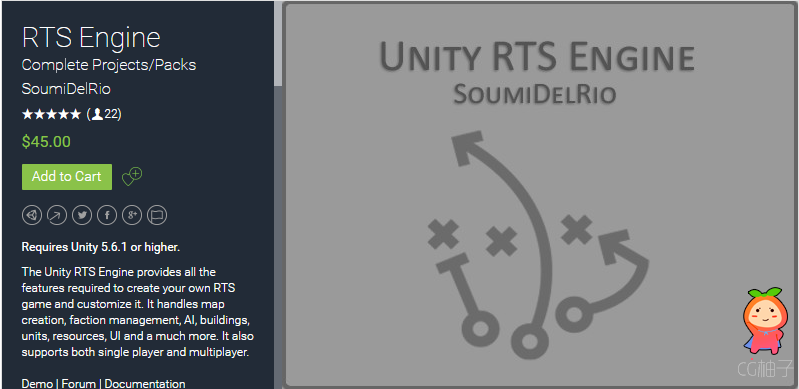 RTS Engine 1.1.5 unity3d asset Unity3d插件论坛 Unitypackage插件下载