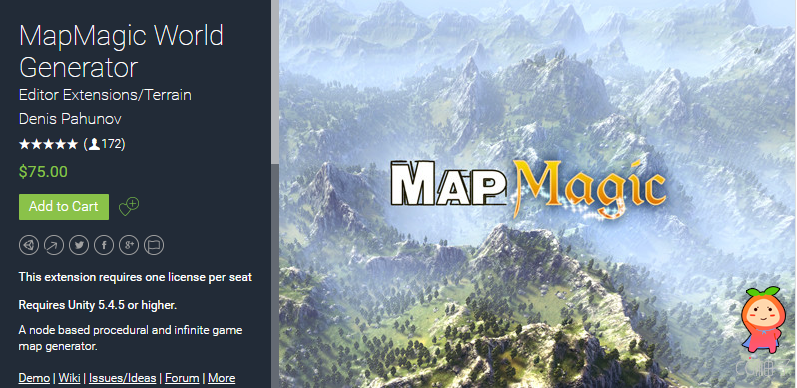  MapMagic World Generator 1.8.4 unity3d asset unity编辑器 unity论坛