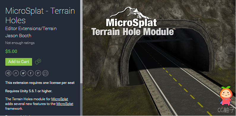 MicroSplat - Terrain Holes 1.4 unity3d asset unity3d编辑器 unity论坛