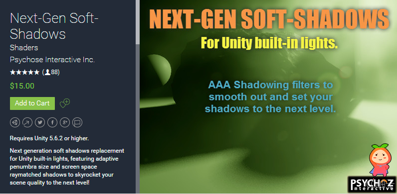  Next-Gen Soft-Shadows 1.5.5 unity3d asset unity3d论坛 Unity3d shader下载