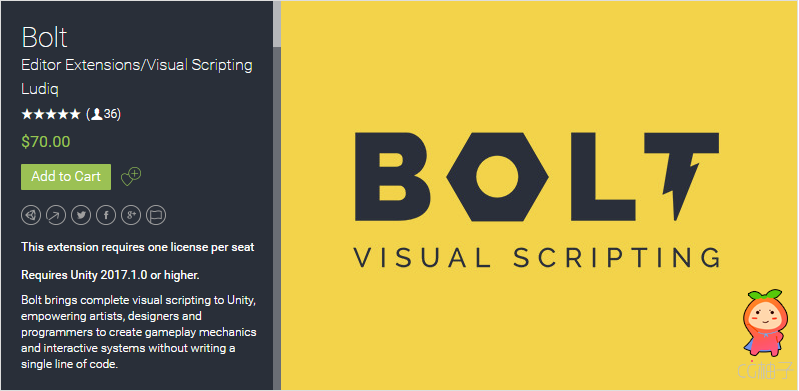 Bolt 1.2 unity3d asset Unity3d编辑器下载 unity3d教程