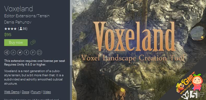 Voxeland 5.2.0 unity3d asset Unity3d编辑器下载 iOS开发