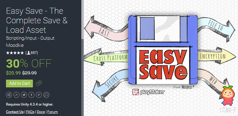 Easy Save 2.8.4p1 unity3d asset unity3d官网 Unitypackage插件论坛