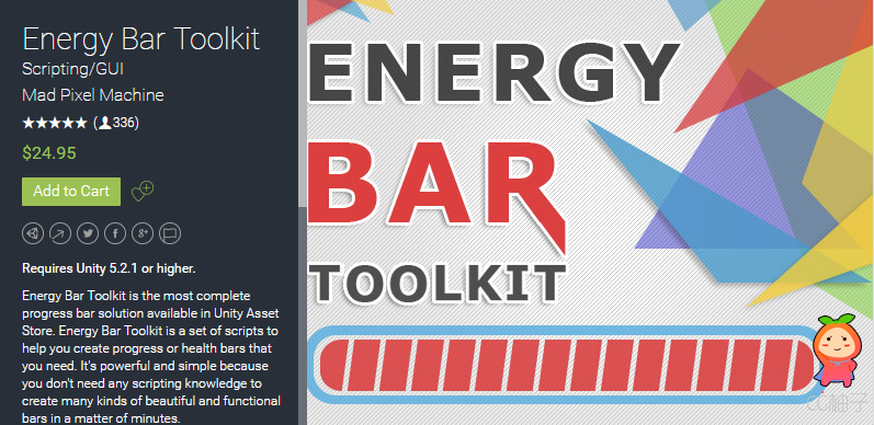 Energy Bar Toolkit 4.0.1 unity3d asset unity插件 Unity插件官网