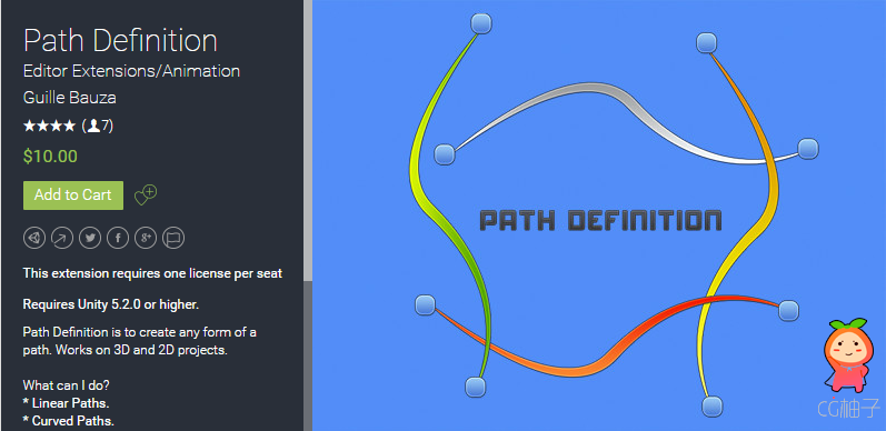 Path Definition 2.7 unity3d asset unity3d编辑器下载 unity教程