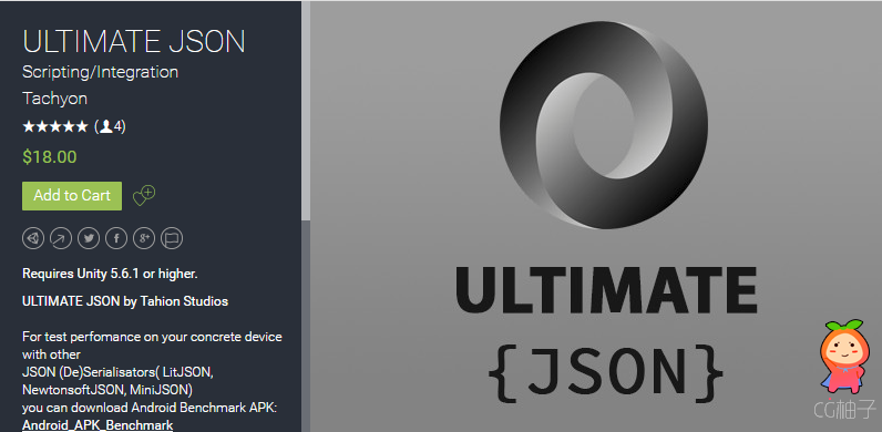ULTIMATE JSON 1.0.4 unity3d asset Unitypackage插件论坛 iOS开发