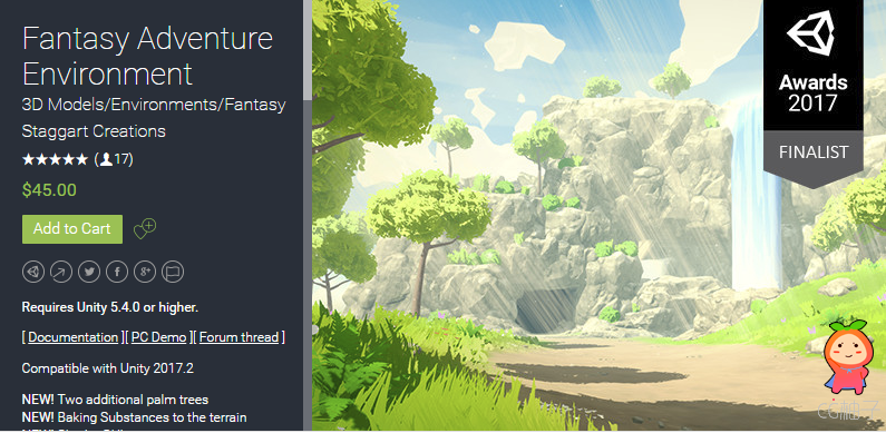 Fantasy Adventure Environment 1.1.0 unity3d asset Unity3d插件 iOS开发