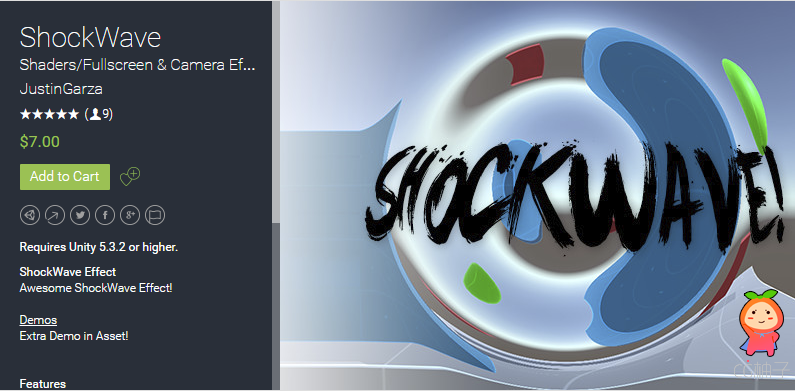 ShockWave 2.5 unity3d asset Unitypackage插件论坛 iOS开发