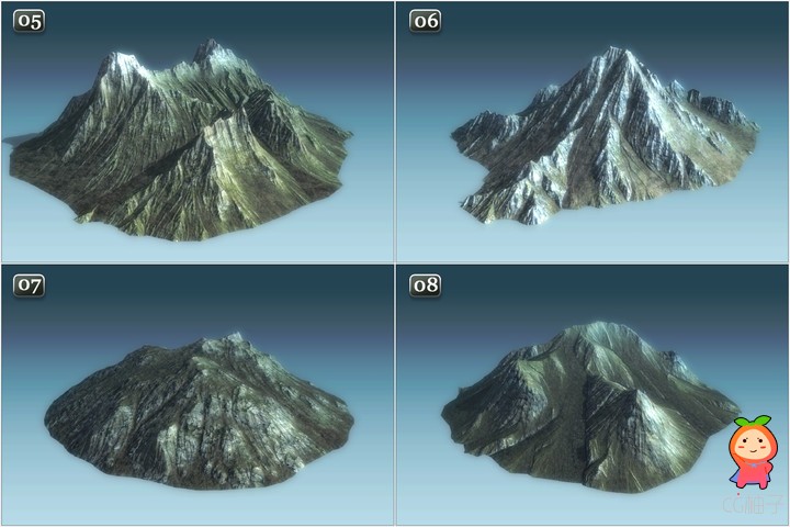 Background Mountains Pack