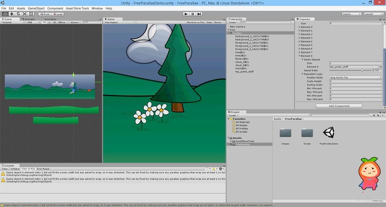 Free Parallax for Unity (2D)