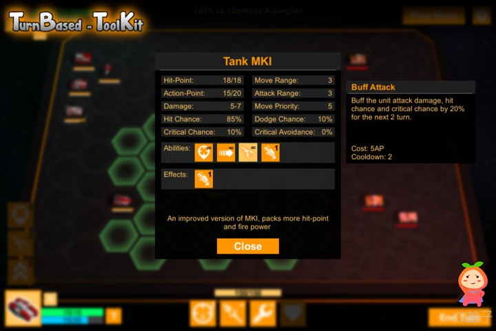 Turn-Based ToolKit (TBTK) 2.1.1 f6