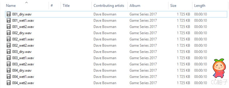Dave Bowman - Game Series 2017 1.5
