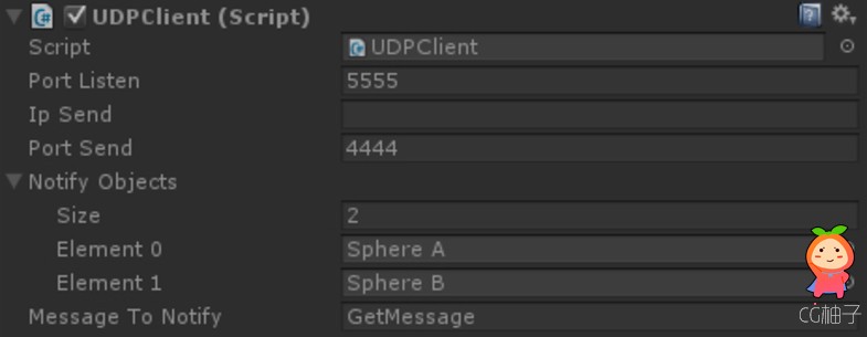 UDP Messenger 1.0 unity3d