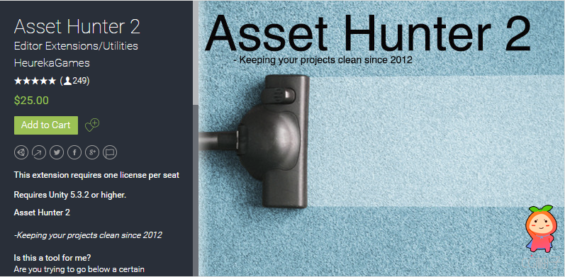 Asset Hunter 2 2.4 unity3d asset