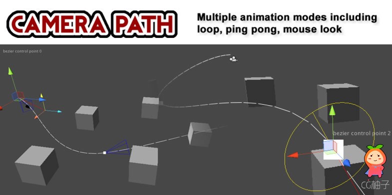 Camera Path Animator-Animate Cutscenes with Splines 3.5c