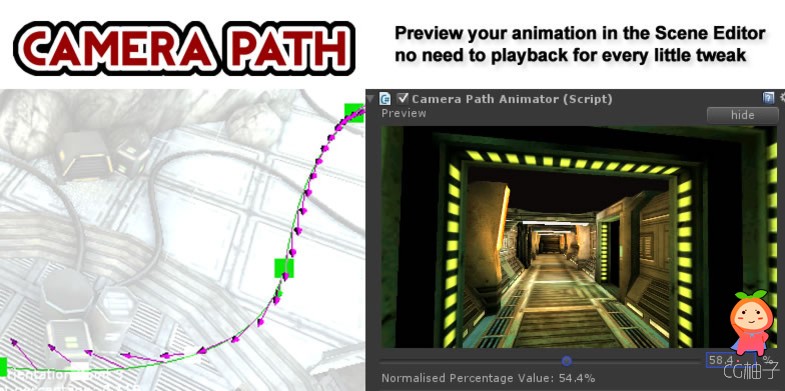 Camera Path Animator-Animate Cutscenes with Splines 3.5c