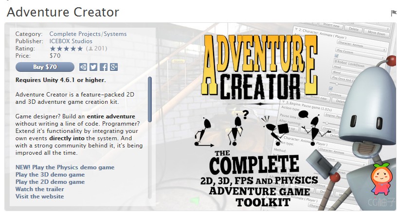 Adventure Creator 1.38c unity3d asset Unity3d论坛，安卓游戏开发