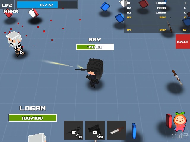 Shooter IO with Battle Royale game mode 1.12