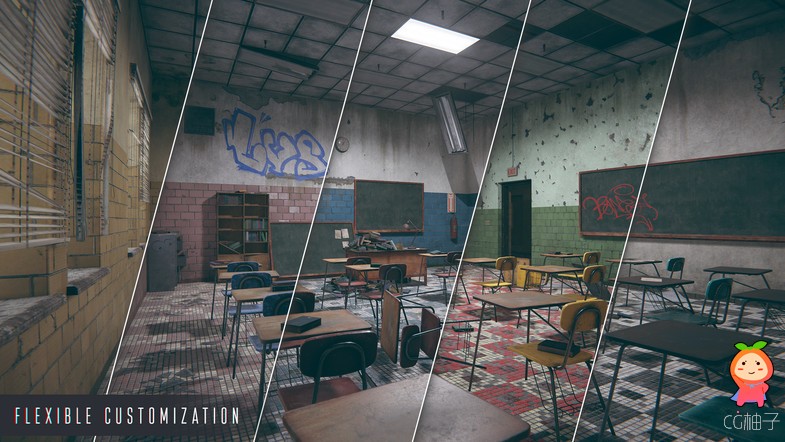 HQ Abandoned School (Modular)
