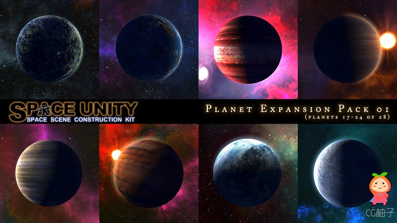 Planet Expansion Pack 01 (SPACE for Unity) 1.0