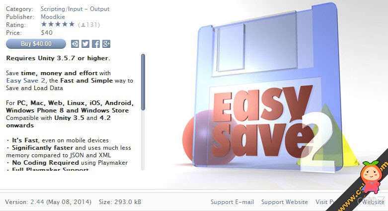 Easy Save 2 2.44 unity3d