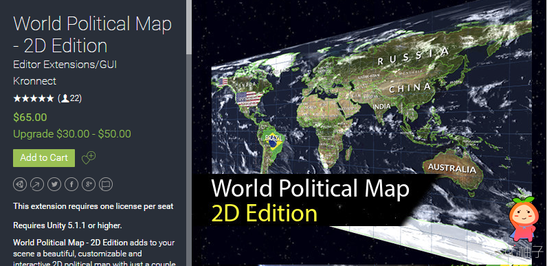 World Political Map - 2D Edition 5.9.3