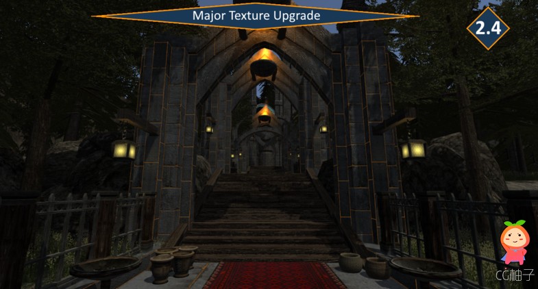 Version 2.4 brings the "main" textures more up to today's standards of graphics. This update feature ...