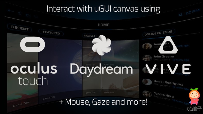 Curved UI - VR Ready Solution To Bend 2.6p1