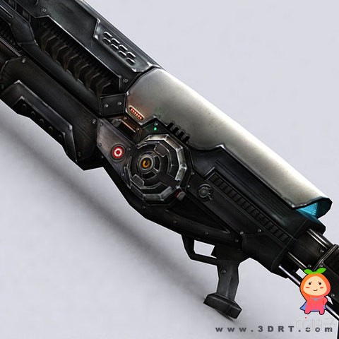 科幻动画枪械模型