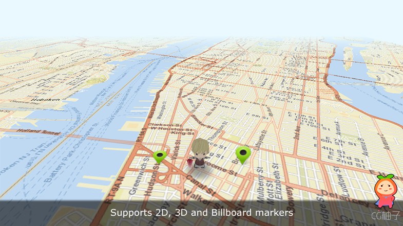 unity3d在线地图 导入谷歌地图数据